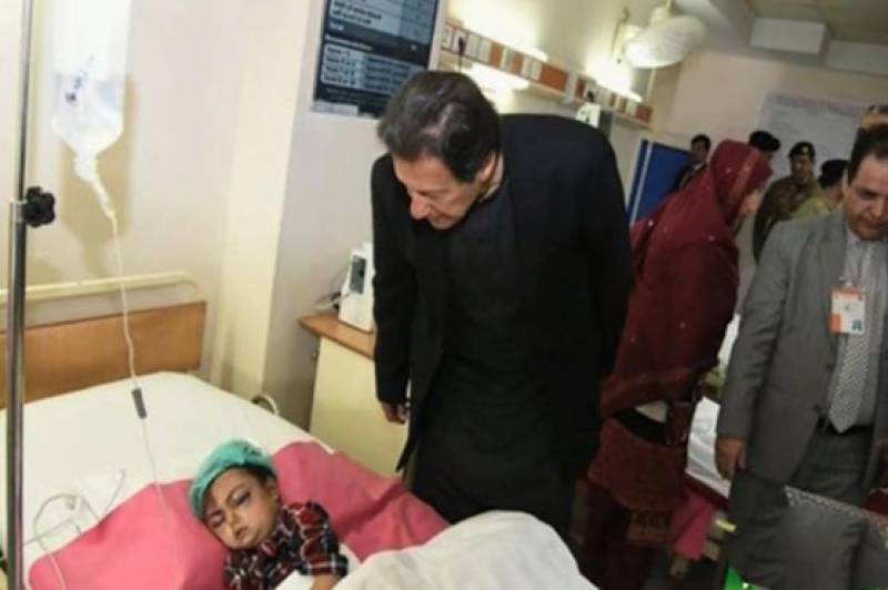 PM Imran visits AJK, inquires about health of avalanche victims