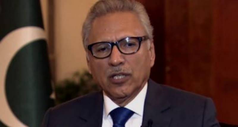 Coronavirus outbreak: President Alvi urges nation to adopt preventive measures