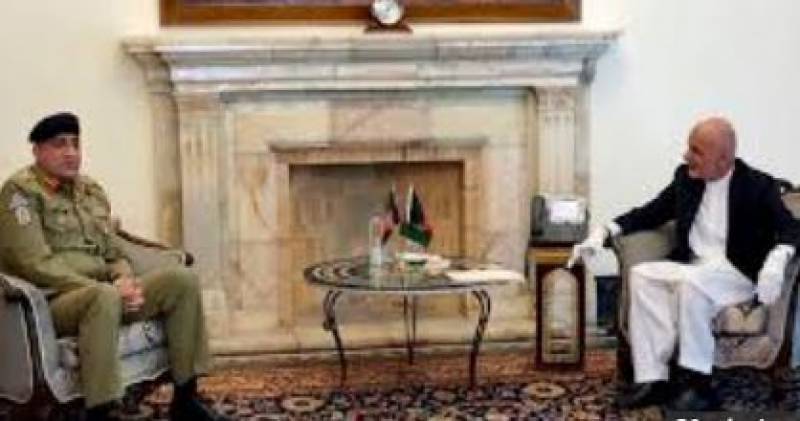 COAS Bajwa meets Afghan President Ghani in Kabul 