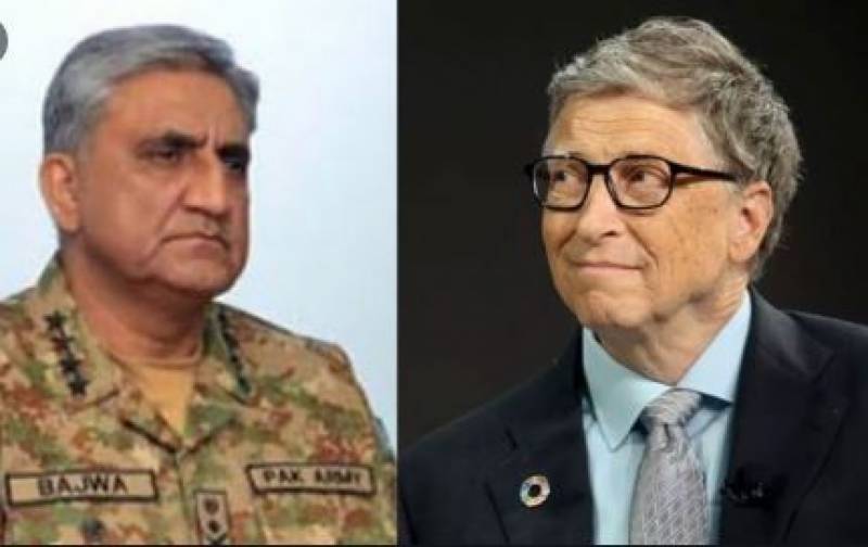Bill Gates phones COAS Bajwa, hails Pak Army's role in anti-polio drive