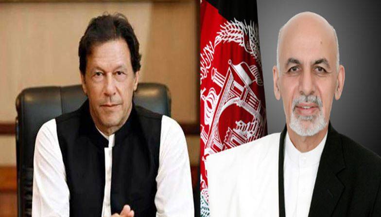 PM Imran, Afghan President Ghani discuss peace process in Afghanistan