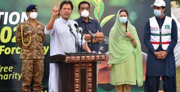 Biggest act of charity one can do is plant a tree: PM Imran