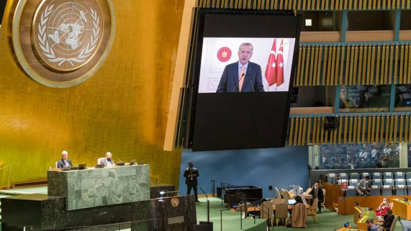 Erdogan becomes voice of Kashmiri people in UNGA's virtual session