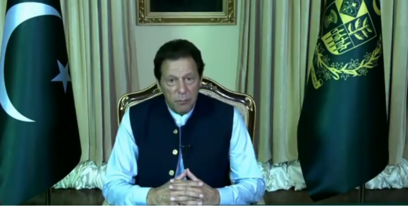 PM Imran raises Kashmir, blasphemy issue in UNGA address