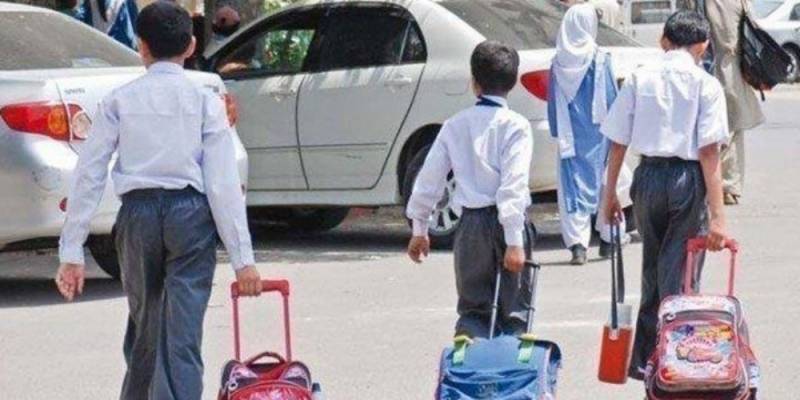 Schools from nursery to middle classes reopen in Sindh