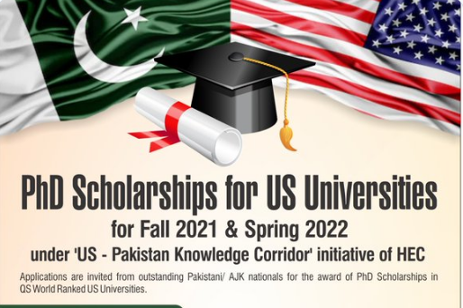 Scholarships for PhD fall 2021, Spring 2022 in US announced