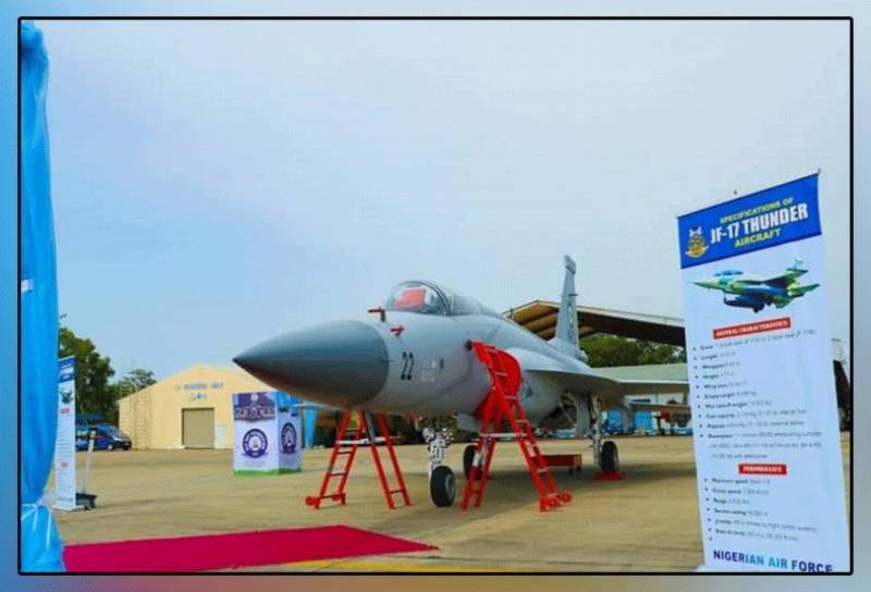 PAF hands over three JF-17 Thunder aircraft to Nigerian Air force