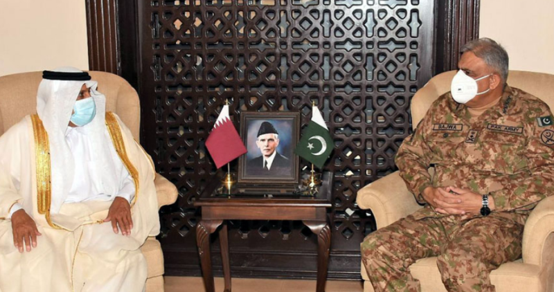 COAS Gen Bajwa appreciates Qatar's support to Pakistan in various domains