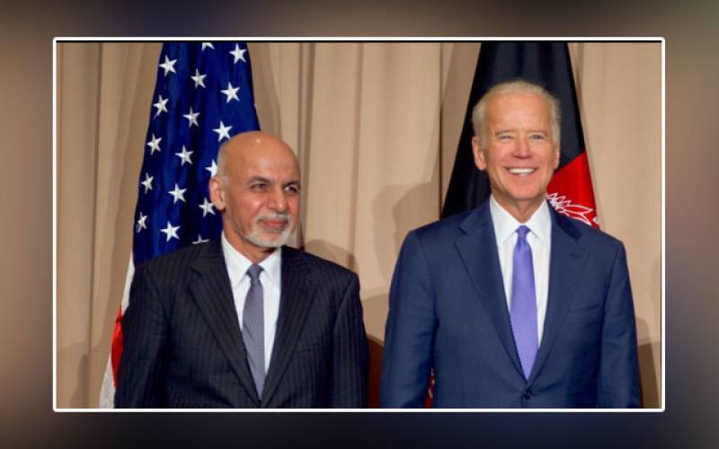 afghan president ghani, counterpart, biden, white house, neo tv