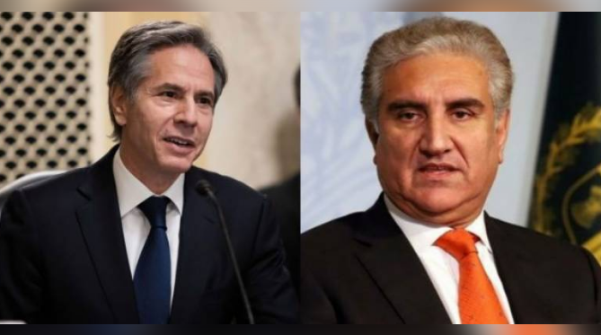 FM Qureshi, US secretary of state discuss Afghanistan's situation