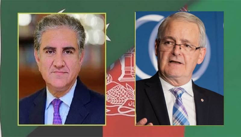 FM Qureshi discusses Afghanistan situation with Canadian counterpart