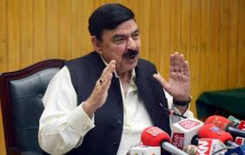 Talks to be held only with those who lay down arms: Sheikh Rashid