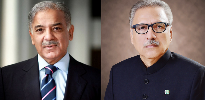 PM Shehbaz Sharif calls on President Arif Alvi