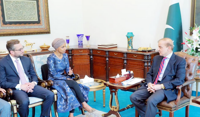 US Congresswoman Ilhan Omar meets PM Shehbaz, President Alvi