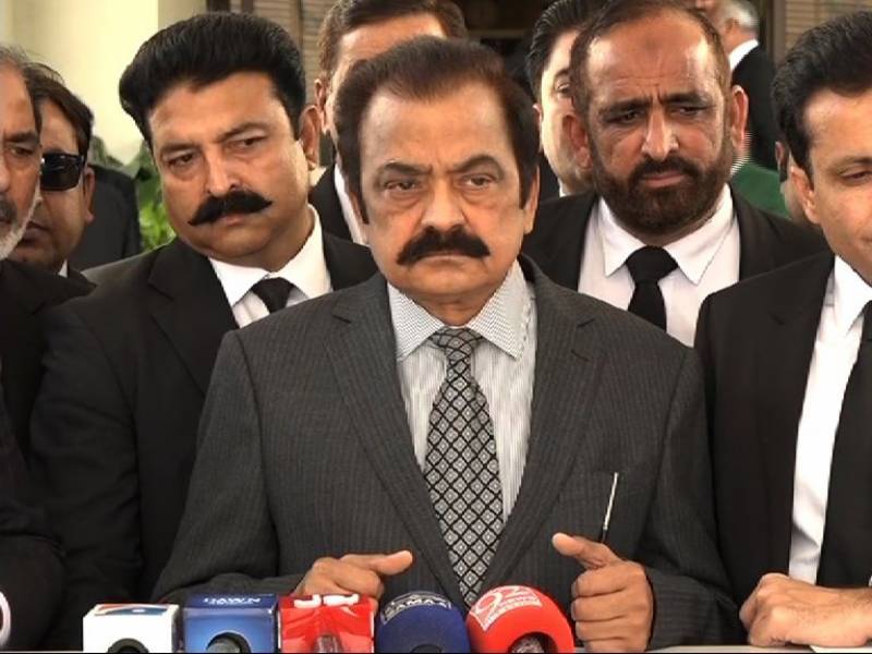 Rana Sanaullah demands PTI assurance of peaceful Islamabad march