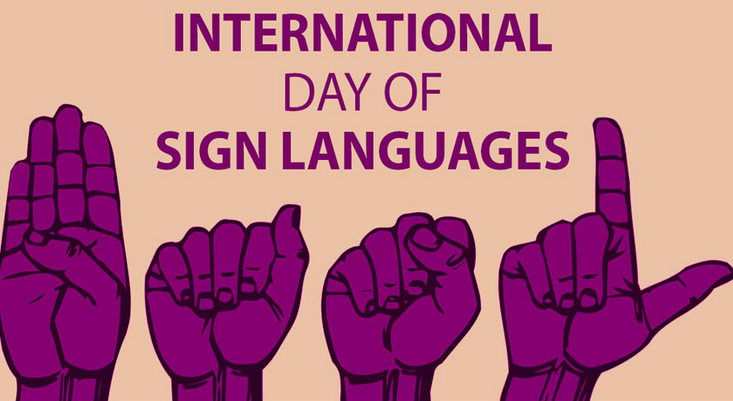 International Day of Sign Languages observed 