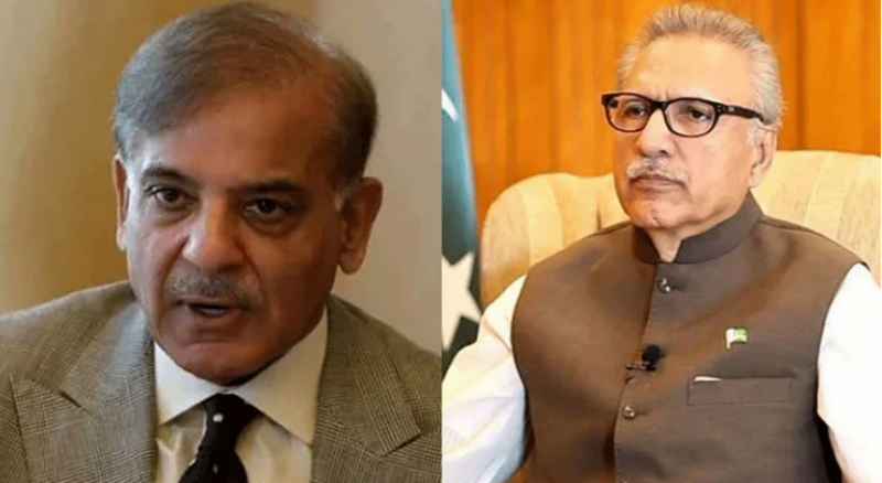 President Alvi, PM Shehbaz condemn terror attack on police van in Lakki Marwat