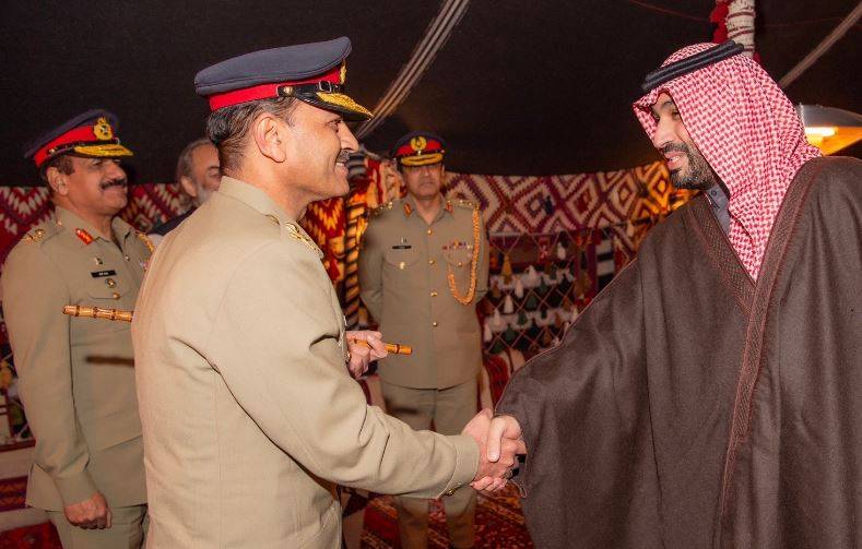 COAS Asim Munir meets Saudi Crown Prince Mohammad bin Salman