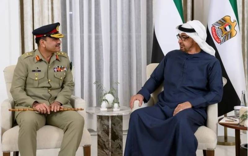 COAS Gen Asim Munir, UAE president discuss bilateral cooperation