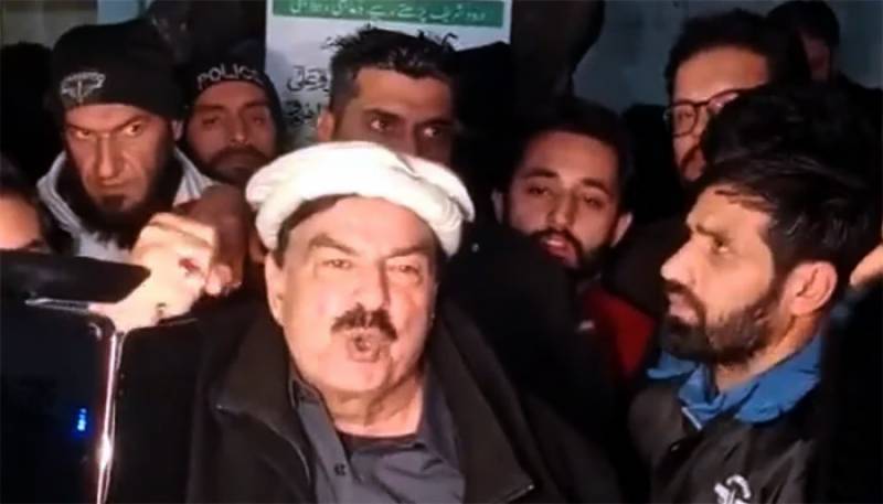 Sheikh Rashid Ahmad released from Adiala Jail