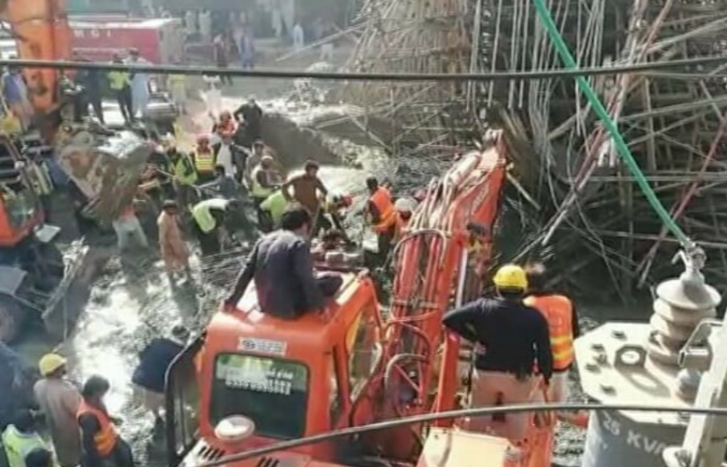 At least 2 dead as pillar of under-construction flyover collapses in Islamabad