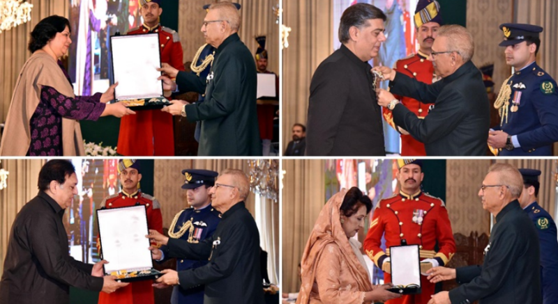 President confers civil awards on 135 individuals for public service, gallantry