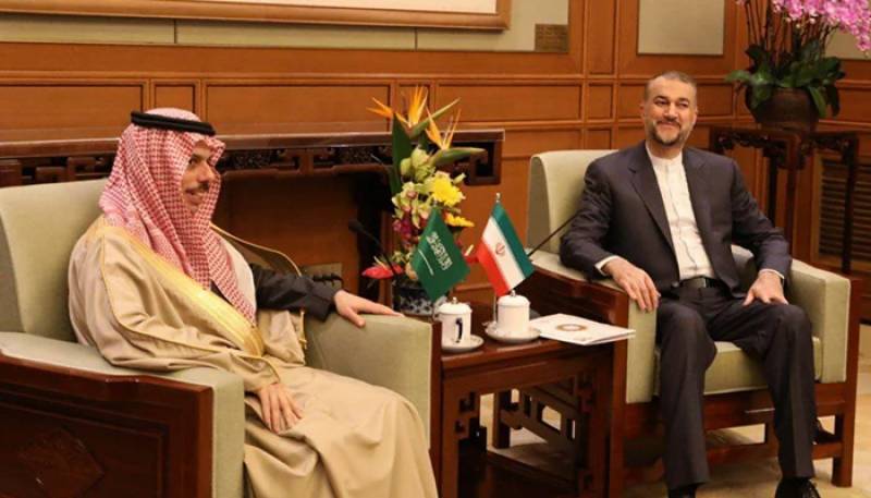 Saudi, Iranian FMs meet in Beijing, discuss diplomatic ties 