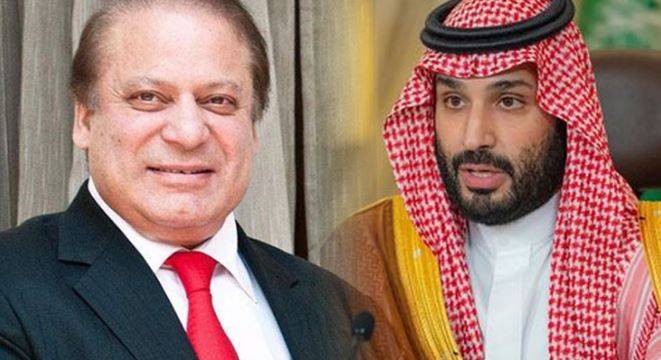 Former PM Nawaz meets Saudi crown prince