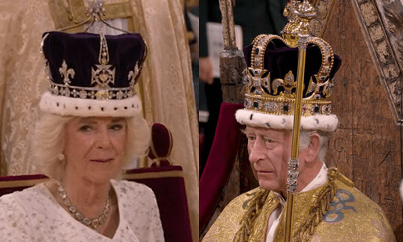 King Charles III crowned at Westminster Abbey in London 