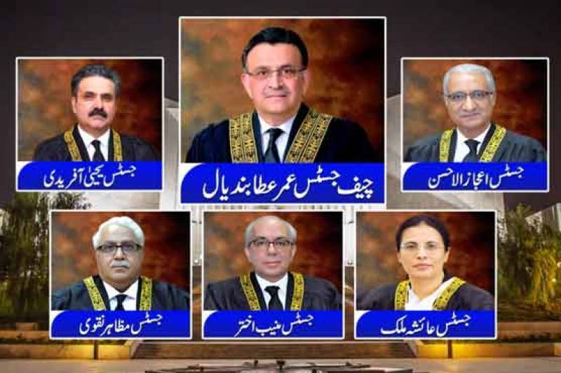 Inform top court before starting civilians’ trials in military court: CJP