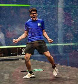 Hamza beats Egypt’s Zakaria to grab Junior Squash Championship