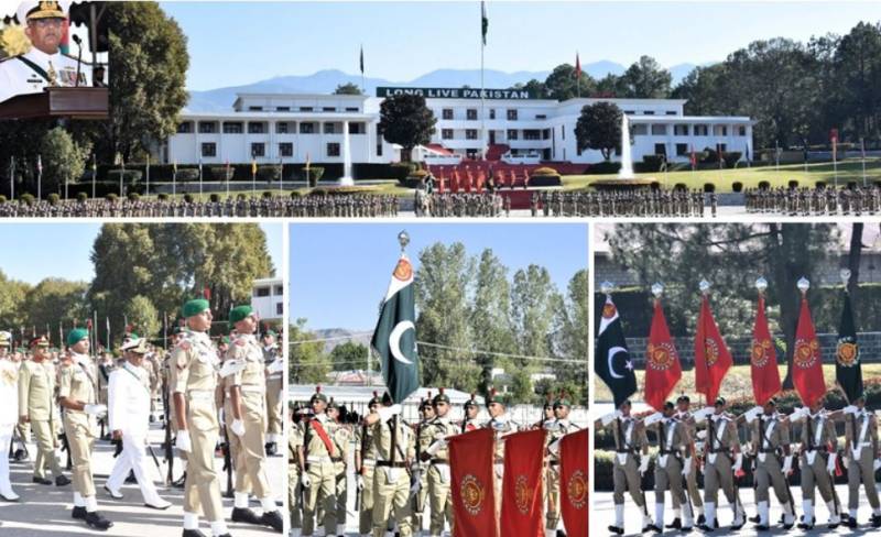 Passing out parade of cadets held at PMA Kakul