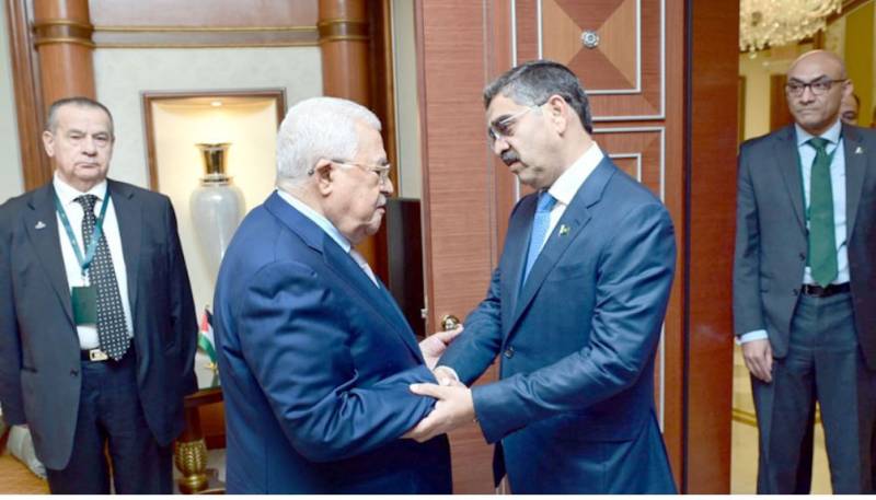 PM Kakar meets President Abbas, expresses Pakistan's firm solidarity with Palestine