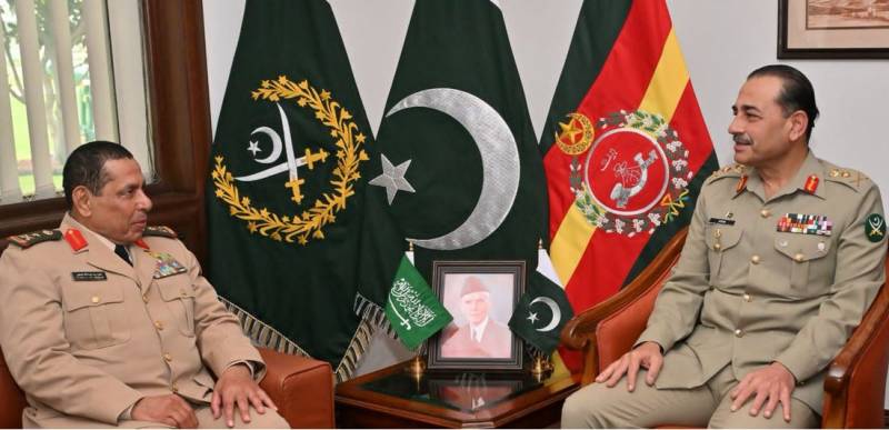 Commander of Royal Saudi Forces, COAS Asim Munir discuss bilateral relations