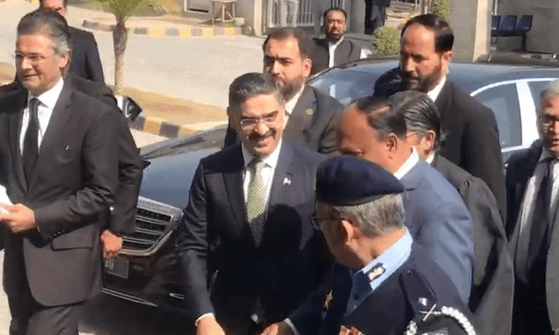 Caretaker PM Kakar appears before IHC