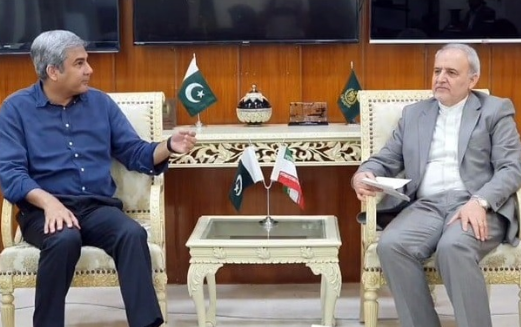 Interior minister, Iranian envoy discuss President Raisi’s upcoming visit to Pakistan