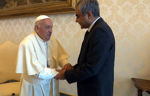 Interior Minister meets Pope Francis