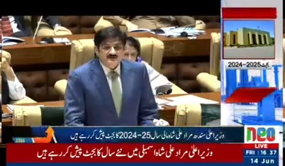 Sindh unveils Budget 2024-25 with Rs3.056 trillion outlay