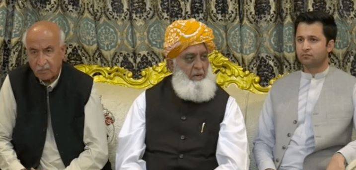 JUI-F chief terms “Azm-e-Istehkam” as an “instability operation”