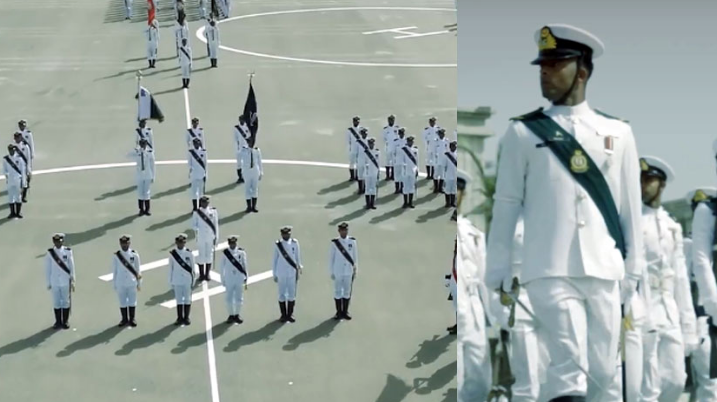 Passing out parade of 121st Midshipmen, 29th SSCC held at PNA Karachi
