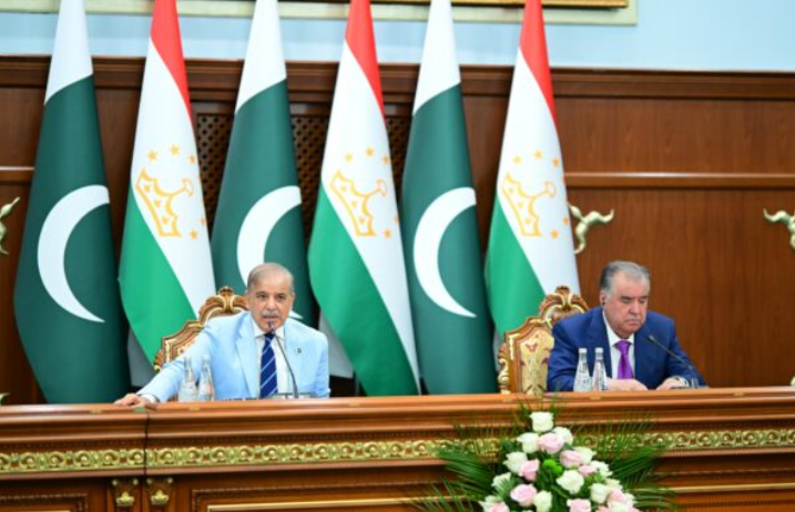 PM Shehbaz urges expansion of bilateral trade between Pakistan, Tajikistan