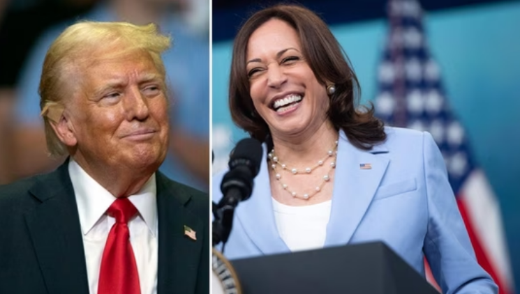 Kamala Harris holds slight lead over Trump in new poll after Biden quits presidential race