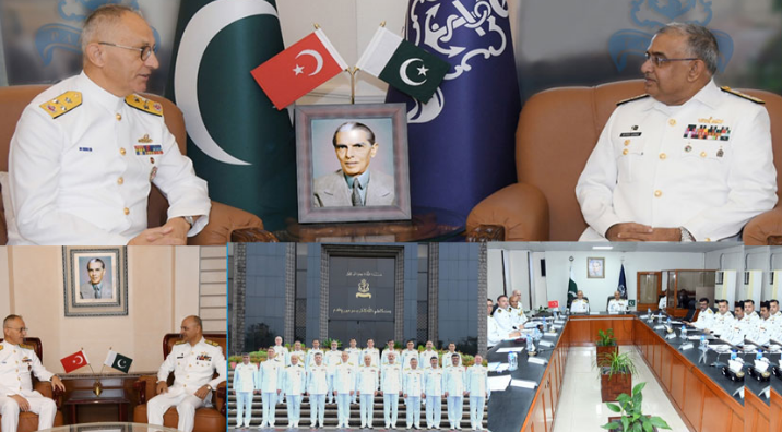 Turkish Naval Chief of Staff visits NHQ in Islamabad