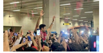 Olympic gold medalist Arshad Nadeem receives hero's welcome upon Triumphant return