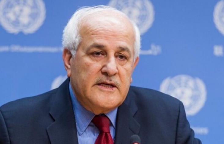 Palestinian envoy urges UNSC to slap sanctions on Israel for Gaza assault