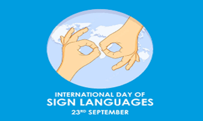 International Day of Sign Languages observed