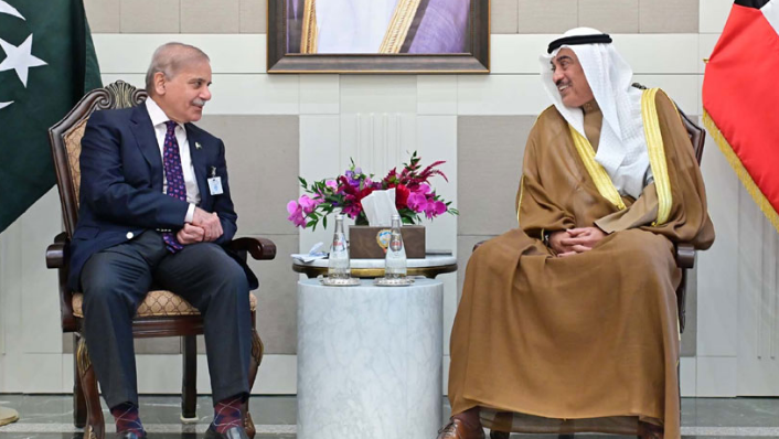 PM Shehbaz, Crown Prince of Kuwait discuss bilateral ties