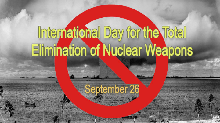 International Day for the Total Elimination of Nuclear Weapons observed 