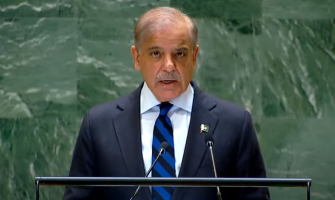 At UNGA, PM Shehbaz demands immediate end to 'systematic slaughter' in Gaza 