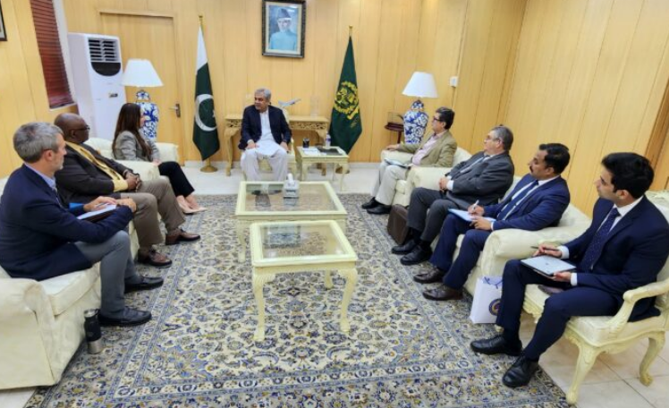 US INL delegation meets Interior Minister Mohsin Naqvi